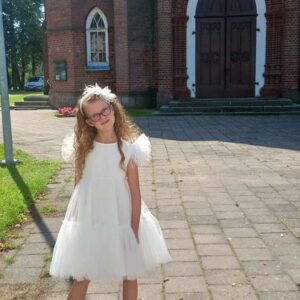 Pirmos Komunijos suknelė mergaitei